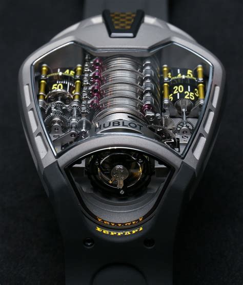 hublot mp-05 laferrari ferrari titanium yellow watch|hublot ferrari watches price.